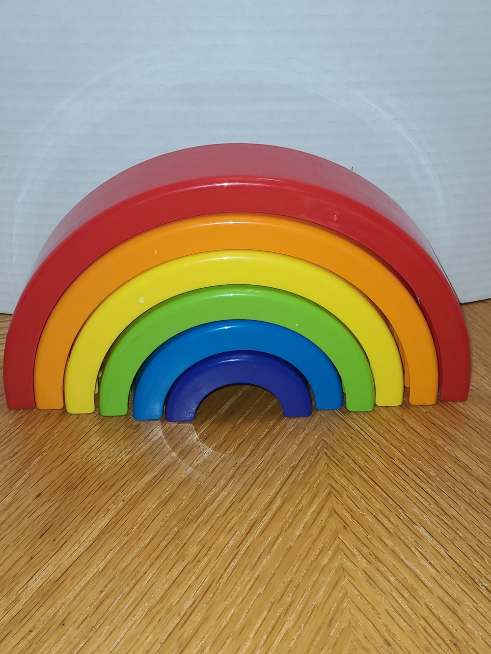Plastic Rainbow Stacking Toy  Multicolor  By Spark Model WM84495C